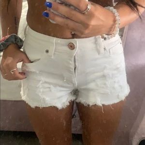 super stretch american eagle shorts